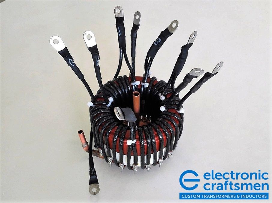 Toroidal Water Cooled Transformer Assembly (EC Custom Model 210033)